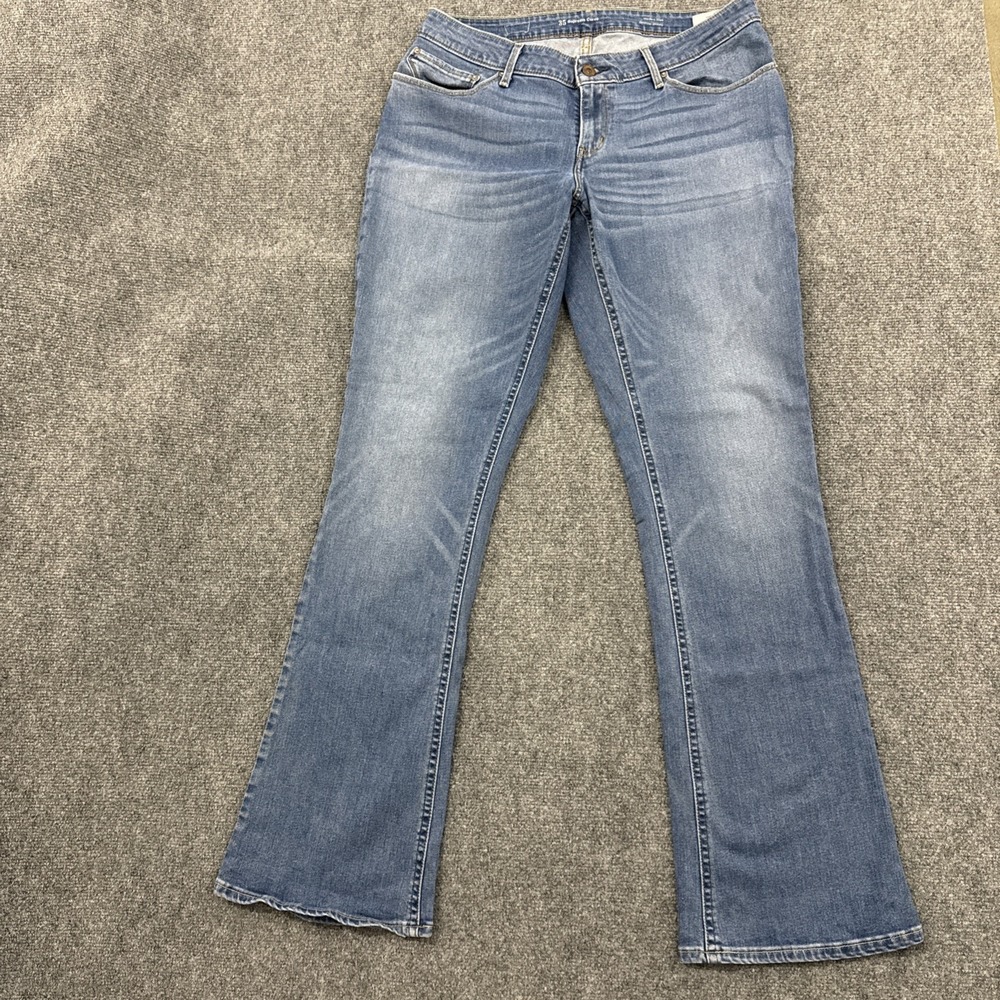 Levi's Womens  Supreme Curve‎ Jeans Size 35 Modern Rise Bootcut Skinny Med Wash